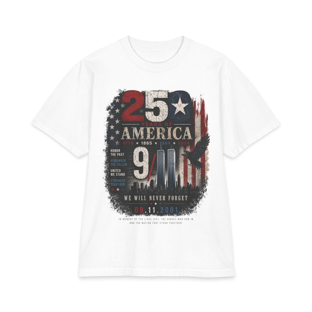 Patriotic Eagle Graphic Tee | Vintage USA 1776–2026 Tribute Shirt