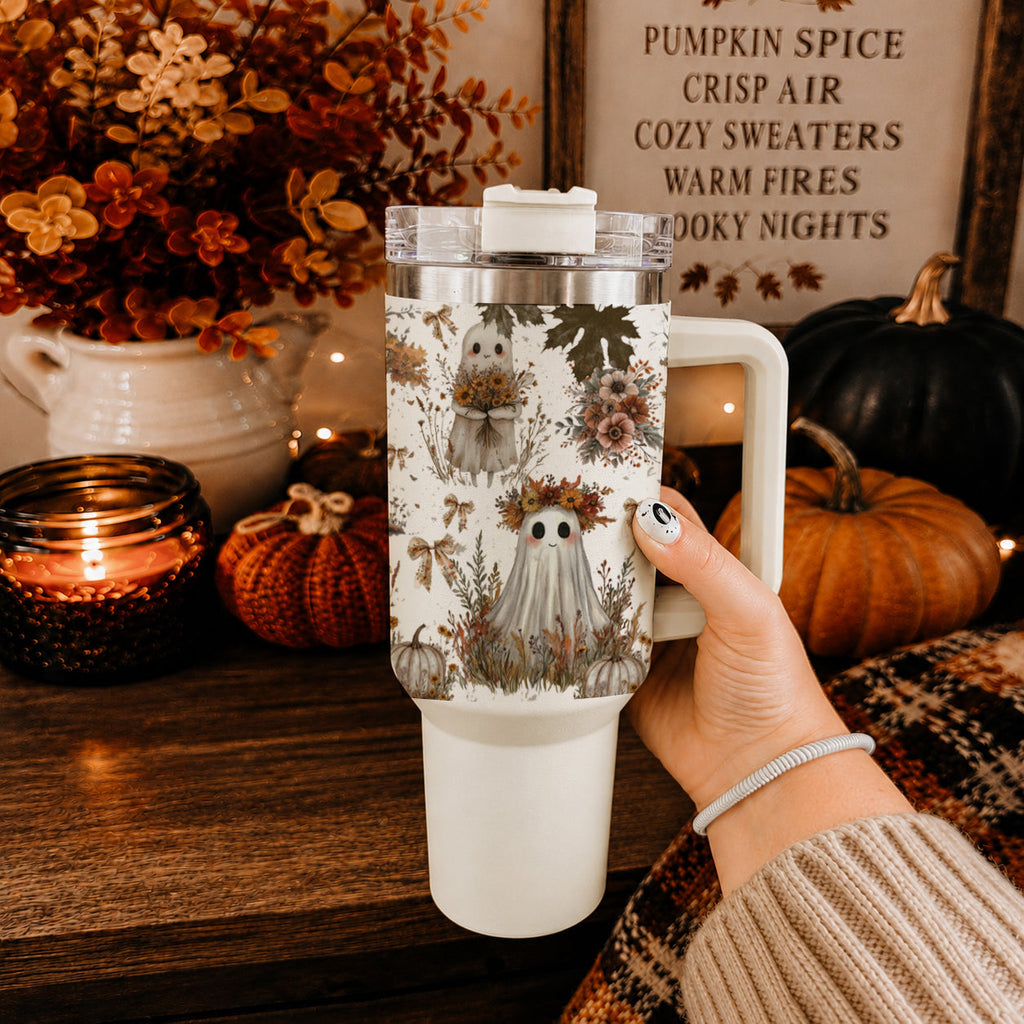 👻 Boo, I’m Thirsty! 40oz Boho Halloween Tumbler 🎃