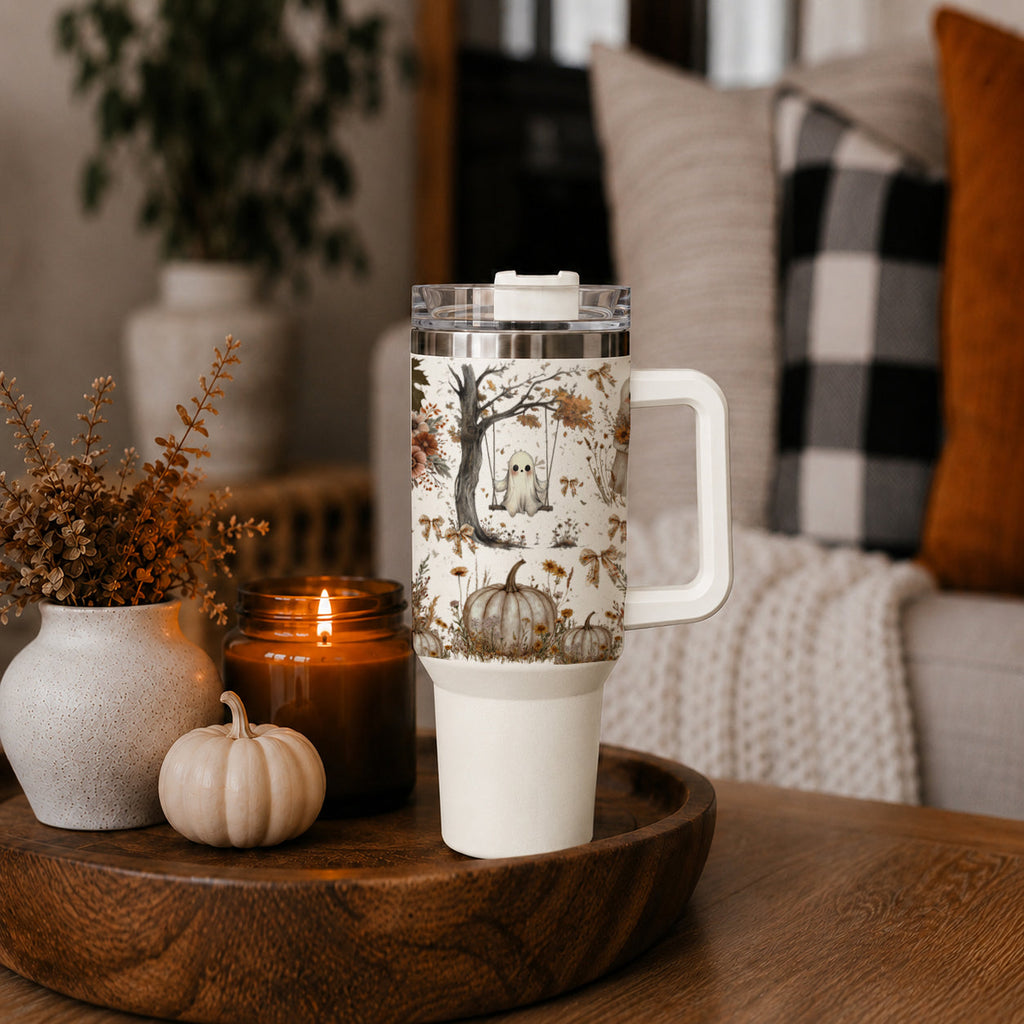 👻 Boo, I’m Thirsty! 40oz Boho Halloween Tumbler 🎃