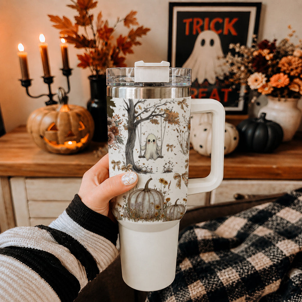 👻 Boo, I’m Thirsty! 40oz Boho Halloween Tumbler 🎃