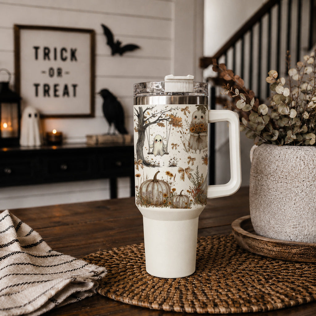 👻 Boo, I’m Thirsty! 40oz Boho Halloween Tumbler 🎃
