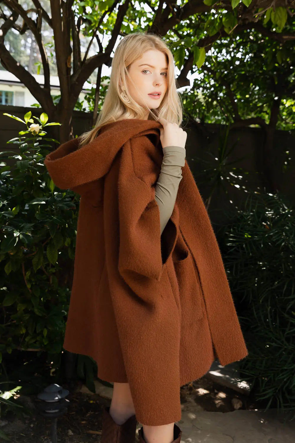 It’s Giving Cozy™ Hooded Ruana | Fall Blanket Wrap 🍂🤎
