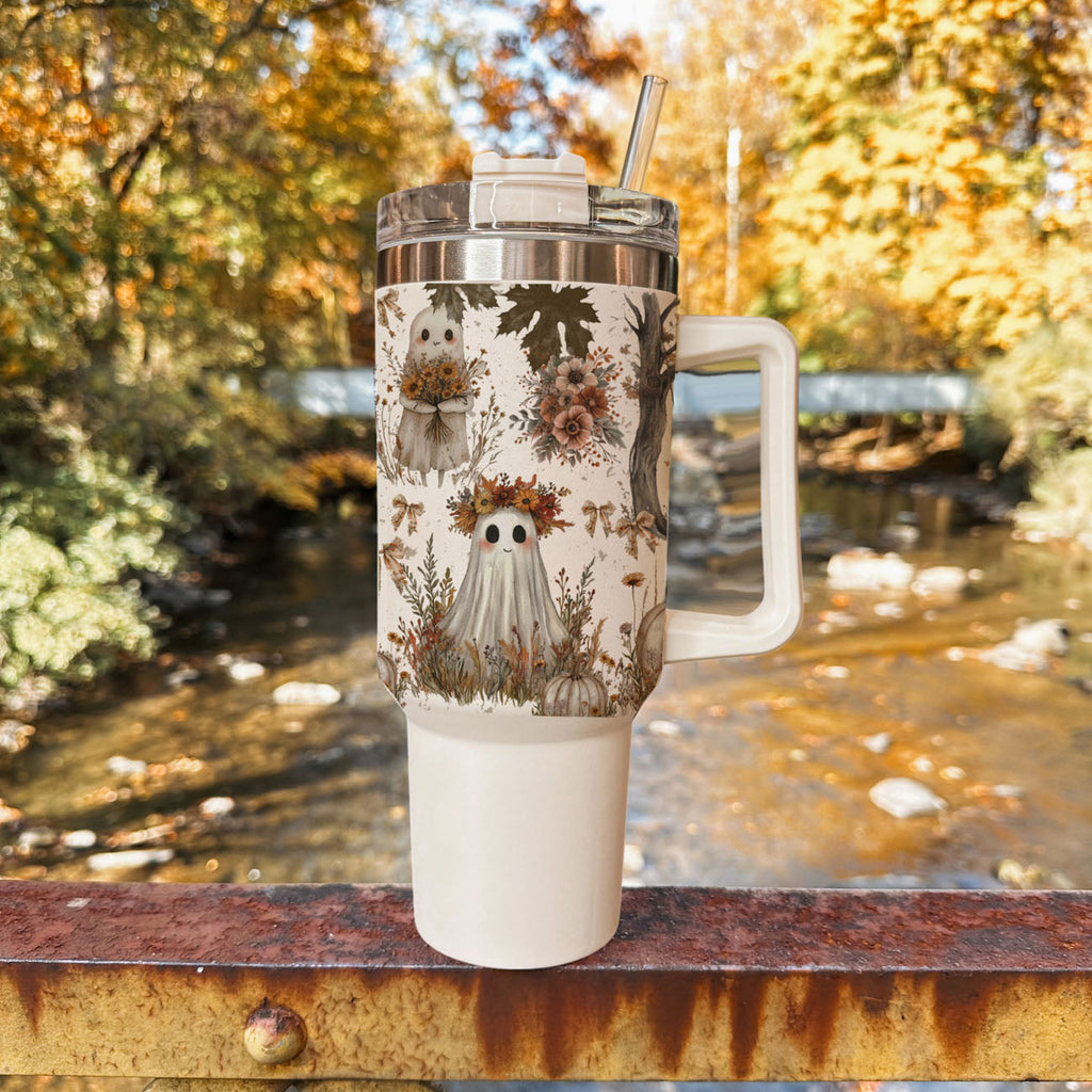 👻 Boo, I’m Thirsty! 40oz Boho Halloween Tumbler 🎃