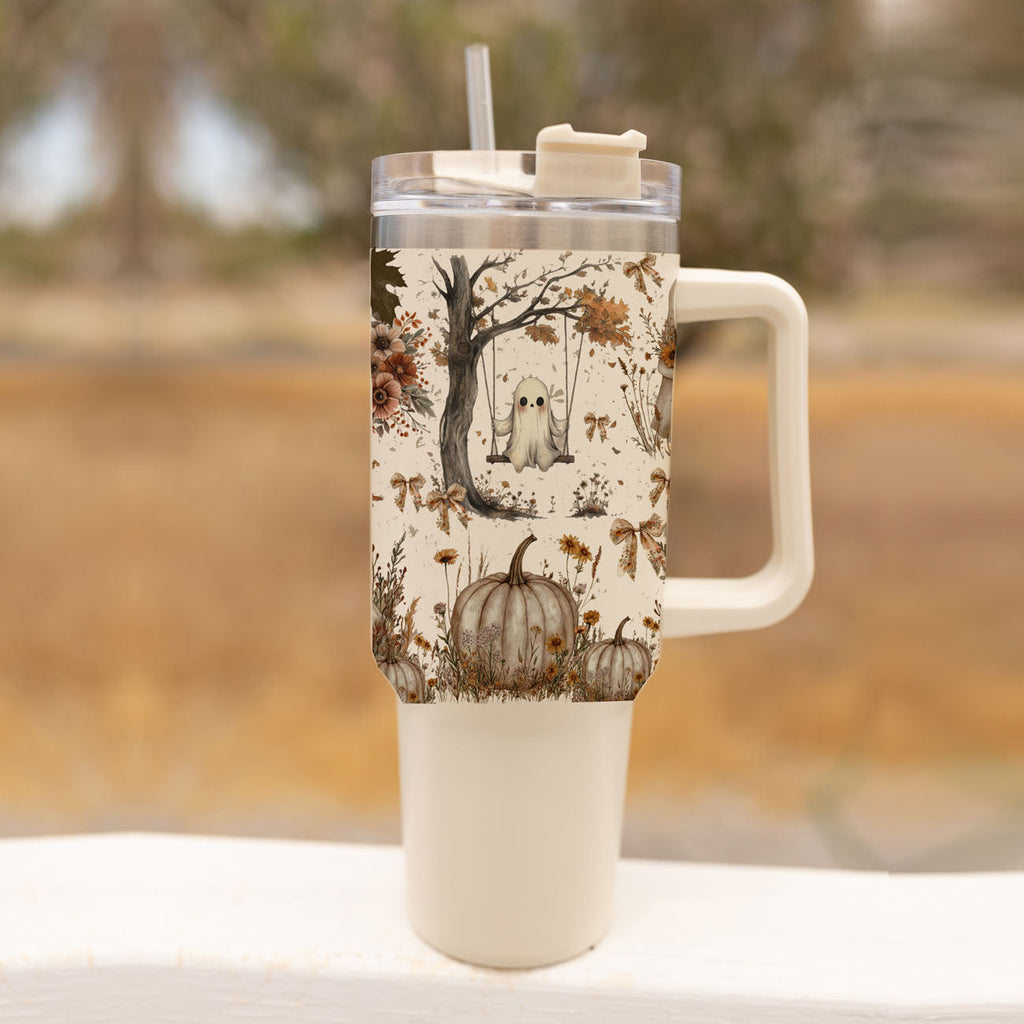 👻 Boo, I’m Thirsty! 40oz Boho Halloween Tumbler 🎃
