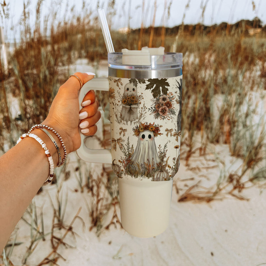 👻 Boo, I’m Thirsty! 40oz Boho Halloween Tumbler 🎃