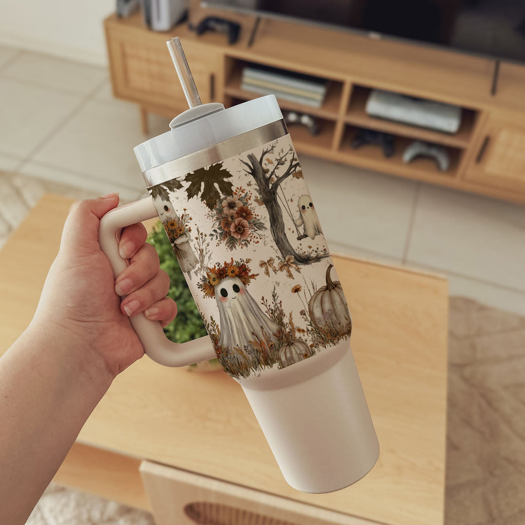 👻 Boo, I’m Thirsty! 40oz Boho Halloween Tumbler 🎃