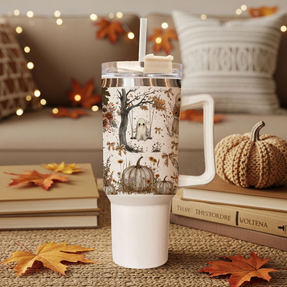 👻 Boo, I’m Thirsty! 40oz Boho Halloween Tumbler 🎃