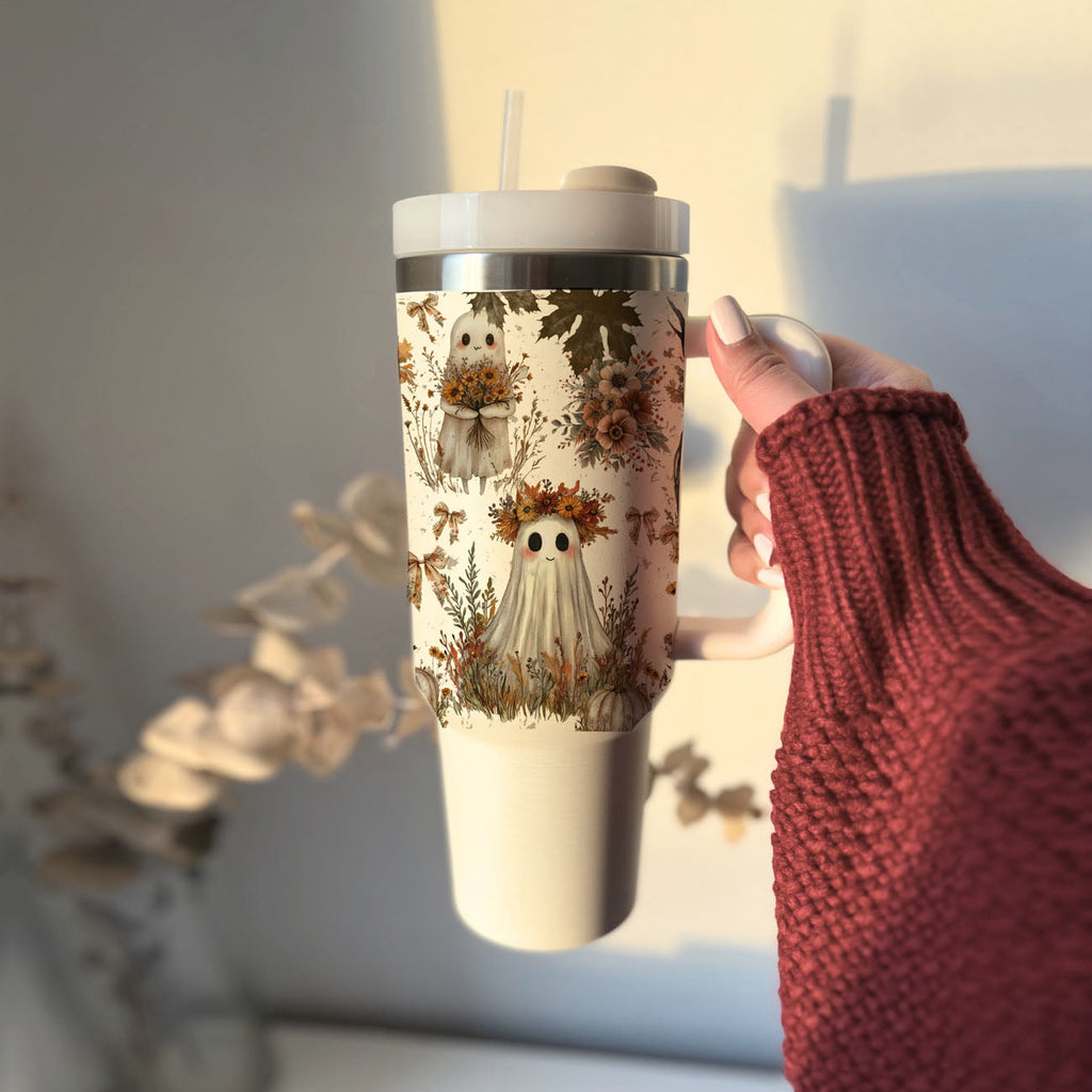 👻 Boo, I’m Thirsty! 40oz Boho Halloween Tumbler 🎃